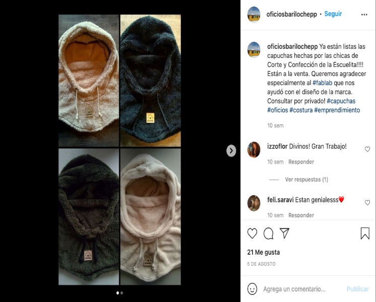 post instagram gorros